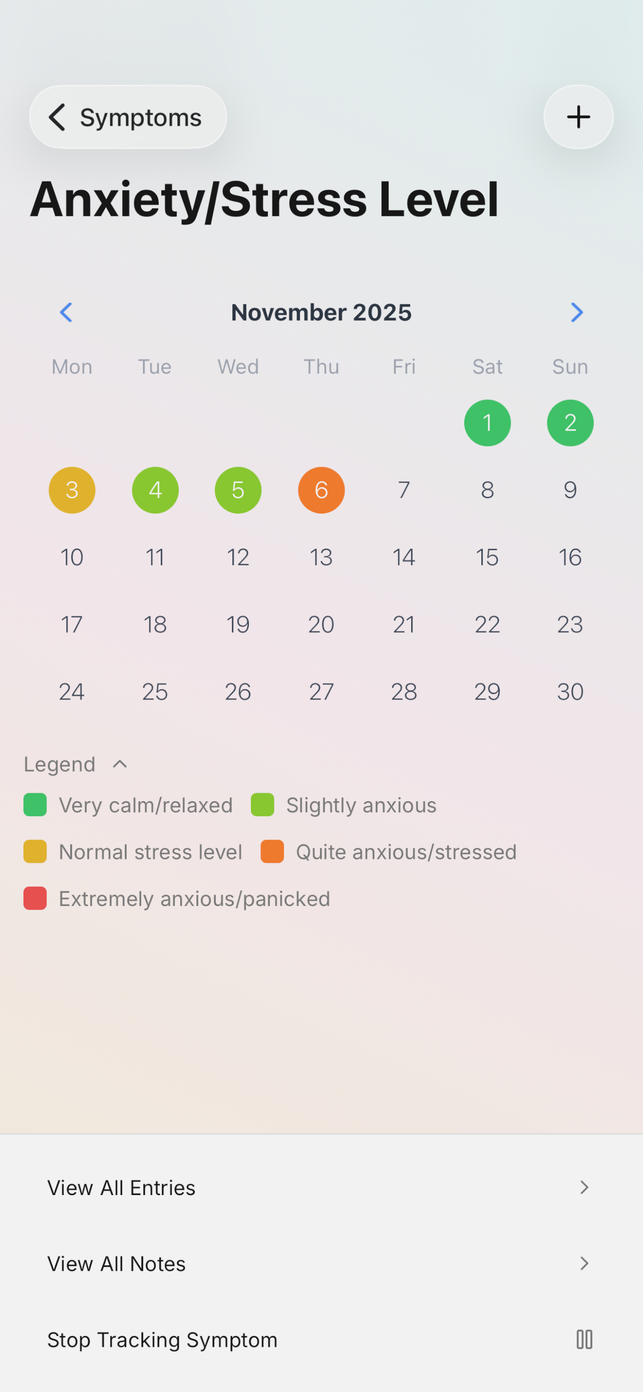 Anxiety Tracking